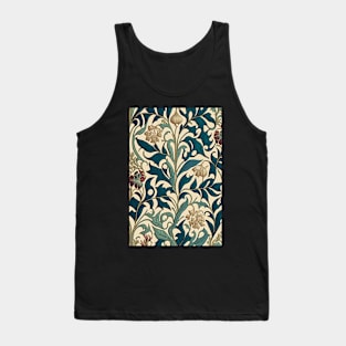 Floral Garden Botanical Print Tank Top